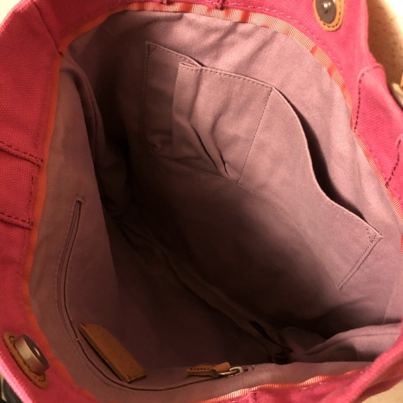 NWOT JESSE Fossil Canvas Bling Tote Bag - Picture 5 of 7